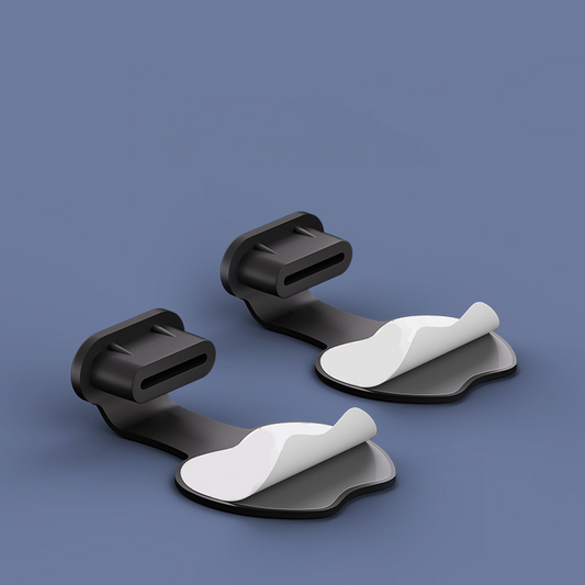Self-adhesive dust plug to prevent loss of Type-C ports