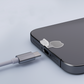 Self-adhesive dust plug to prevent loss of Type-C ports