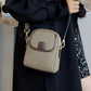 Women's Classic Crossbody Bag with Double-Layer Zipper Closure