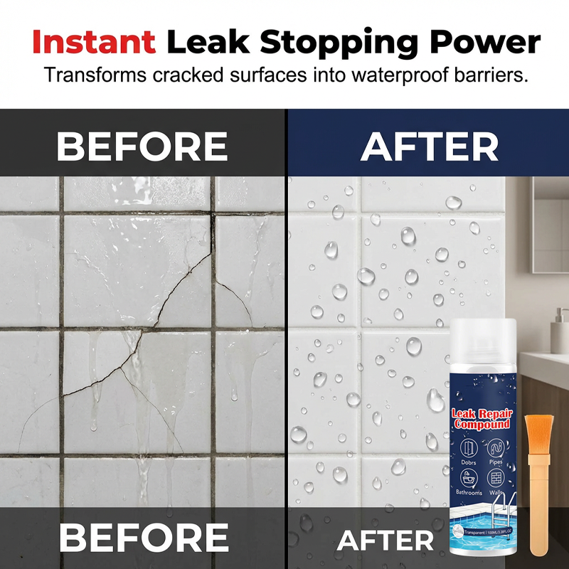 Waterproof Leak Repair Compound with Brush