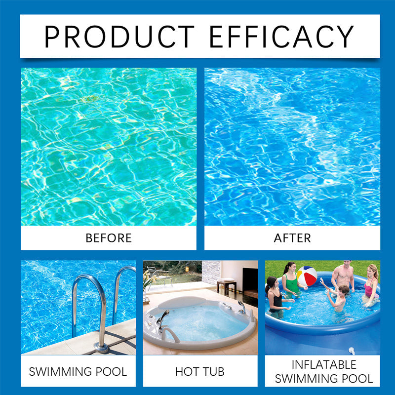 🥳2026 HOT SALE🥳💞50K+ SOLD!💥✨🧪 50% OFF! Fast Pool Purifier – Eliminates bacteria & algae instantly. No overpowering chlorine odor. Keeps water crystal clear for days. Perfect for home pools. 🏡🩵