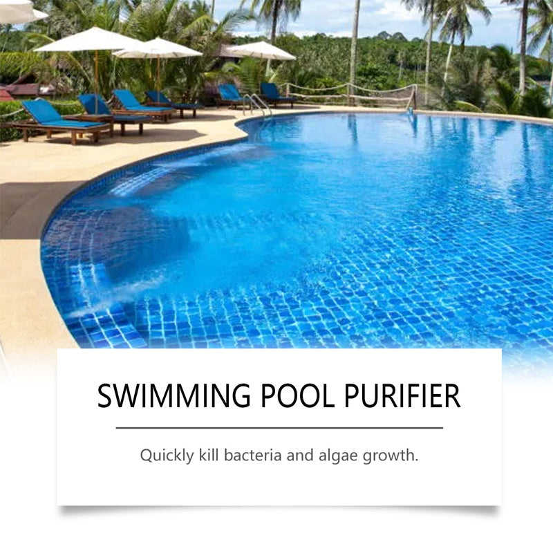 🥳2026 HOT SALE🥳💞50K+ SOLD!💥✨🧪 50% OFF! Fast Pool Purifier – Eliminates bacteria & algae instantly. No overpowering chlorine odor. Keeps water crystal clear for days. Perfect for home pools. 🏡🩵