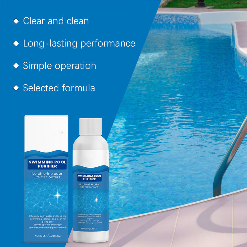🥳2026 HOT SALE🥳💞50K+ SOLD!💥✨🧪 50% OFF! Fast Pool Purifier – Eliminates bacteria & algae instantly. No overpowering chlorine odor. Keeps water crystal clear for days. Perfect for home pools. 🏡🩵