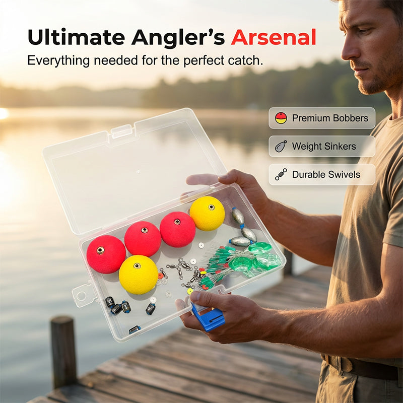 Complete Fishing Float & Sinker Rig Kit