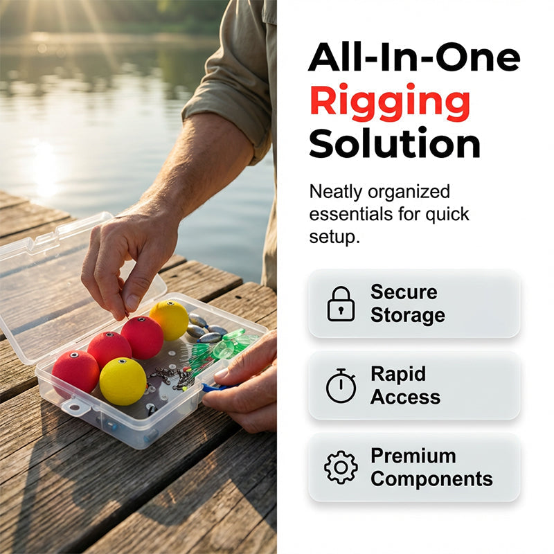 Complete Fishing Float & Sinker Rig Kit