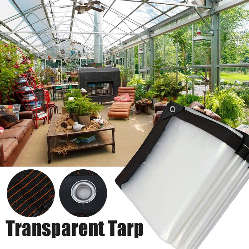 🔥 Hot Sale 52% OFF 🔥Heavy-Duty Transparent Waterproof Insulated Tarp
