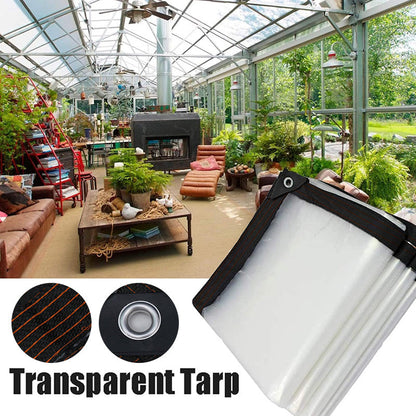 🔥 Hot Sale 52% OFF 🔥Heavy-Duty Transparent Waterproof Insulated Tarp