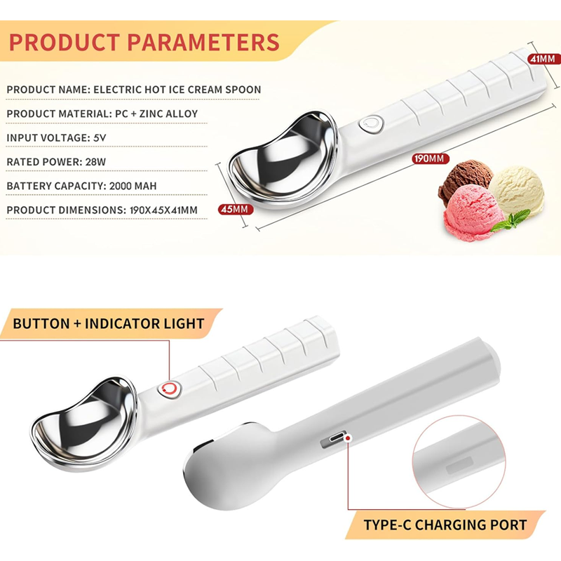 🔥 Hot sale 50% OFF🔥Electric Self-Melting Ice Cream Spoon