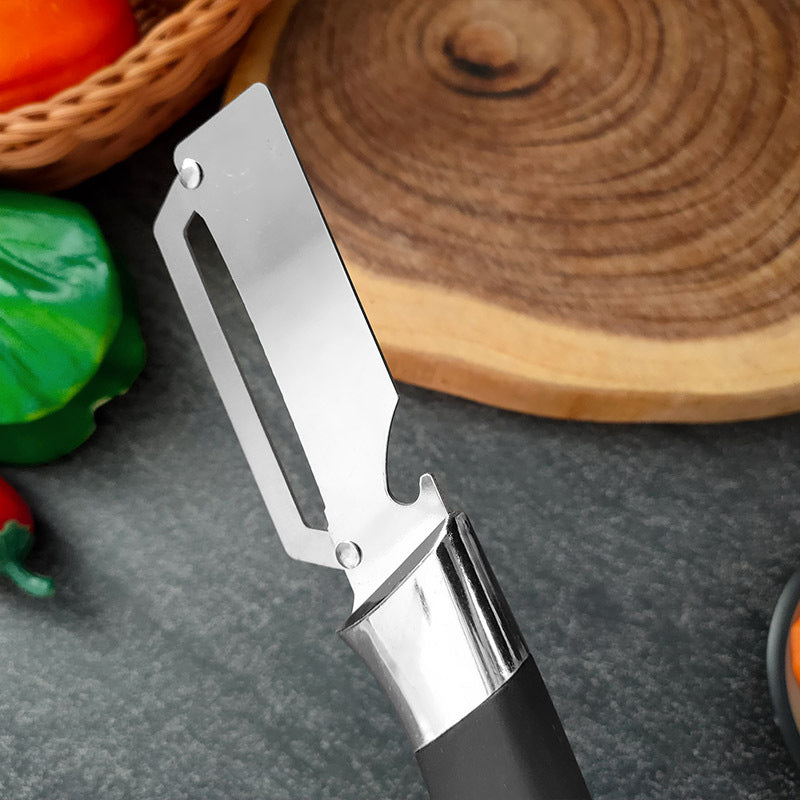 🥒 LIMITED TIME 49% OFF! ⚡ Thickened Stainless Steel Multi-Peeler – Heavy-Duty, Wide Blade, Bottle Opener 🍺