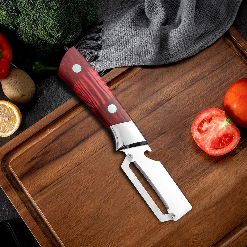 🥒 LIMITED TIME 49% OFF! ⚡ Thickened Stainless Steel Multi-Peeler – Heavy-Duty, Wide Blade, Bottle Opener 🍺