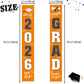 🔥LAST DAY 50% OFF - 🎓Class of 2026 Graduation Banner | Congrats Grad Front Door Porch Decor for Graduation Party (✨Set of 2)