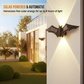 Unique Waterproof Solar Butterfly & Bat LED Wall Sconce