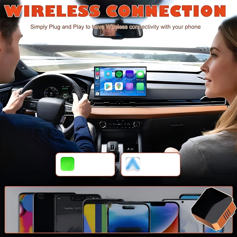 🚗 LIMITED-TIME 50% OFF! ✨ Wireless Android Auto Adapter – Plug & Play, Stable, Fast ✨