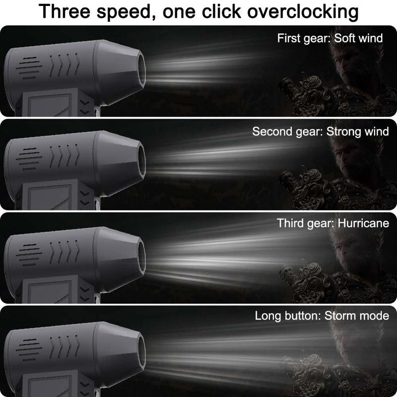 Powerful Wind Turbine Fan with LED Light