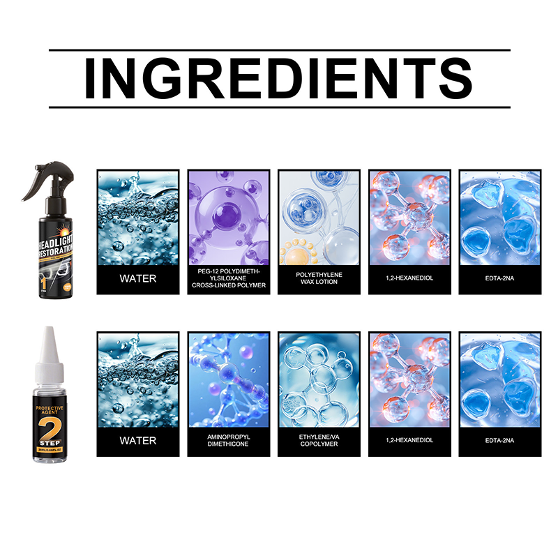 ⏳LAST DAY - Buy 2 Get 1 Free!!✨Professional Headlight Cleaner and Restorer Kit