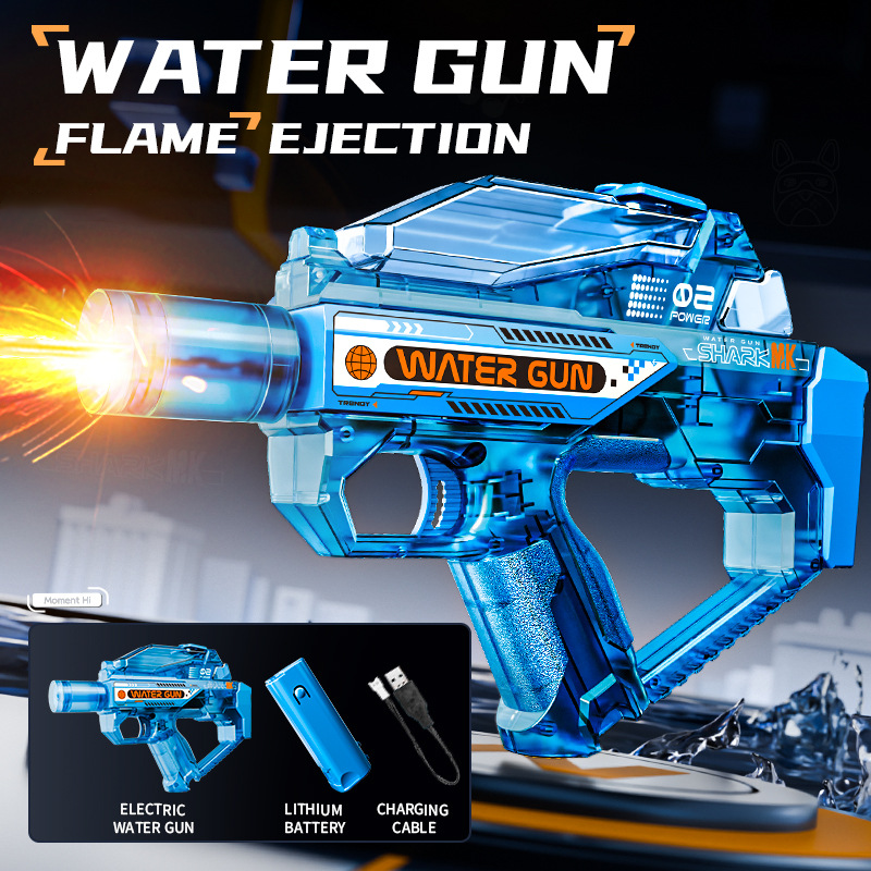 Electric Water Gun with LED & Mist Effects