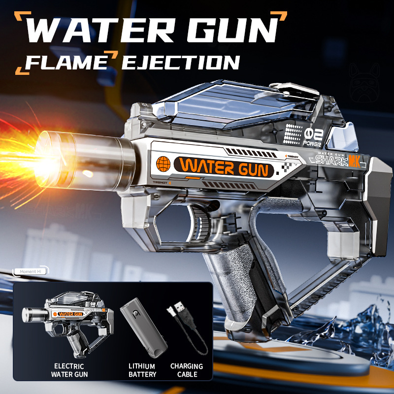 Electric Water Gun with LED & Mist Effects
