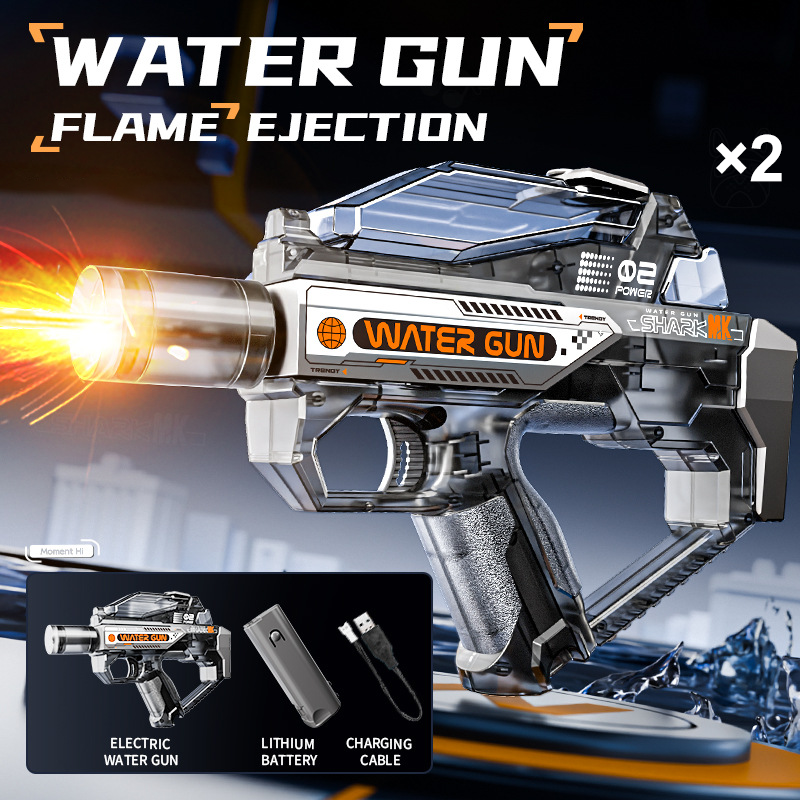 Electric Water Gun with LED & Mist Effects