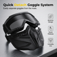🥳2026 HOT SALE🥳💞50K+ SOLD!🏍️⚡ 50% OFF! Detachable Full Face Goggle Mask – Anti‑fog, windproof & breathable. Quick‑detach goggle system. Weld or ride, face fully protected! 🛡️✨