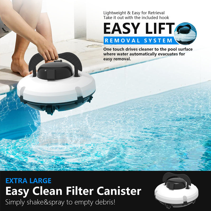 🤖 Hot Sale ＆ 50％ Off 🔥 Cordless Pool Cleaning Robot – Smart navigation, powerful suction & one‑touch start. Easy‑empty filter basket. Your sparkling pool awaits! ✨🏊