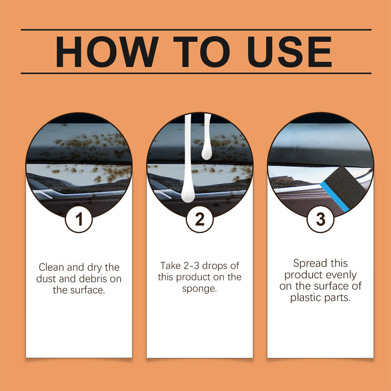 🚗 BUY 2 GET 1 FREE! 🧴 Plastic Care for Car Interiors – cleans, revitalizes, and protects – Perfect for dashboards, door panels, and plastic parts – streak-free with UV protection ✨