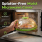 Splatter Cover with Water Reservoir – Easy Cleaning