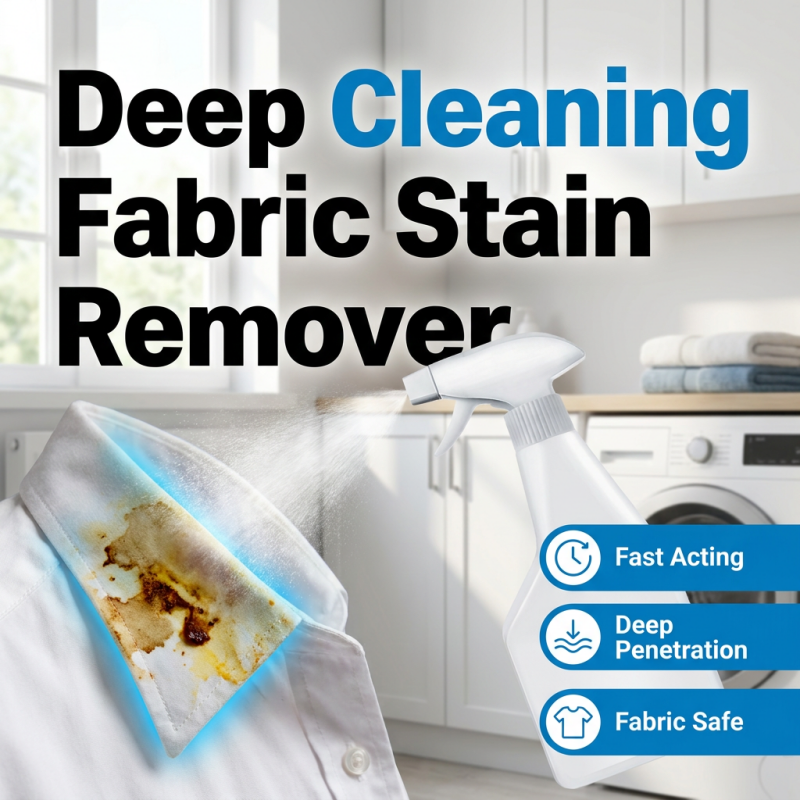 Fast-Acting Fabric Stain Remover Spray