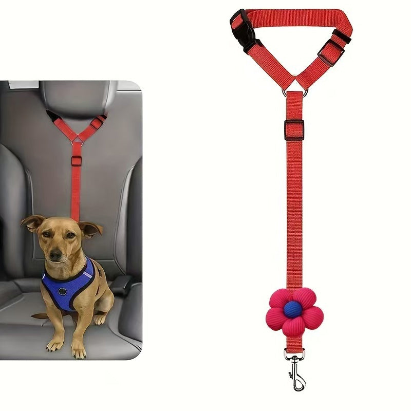 🏆 Last Day Special Price £9.99 ! 🔥Buy more save more🎁2-in-1 Dog Car Seat Belt & Walking Leash