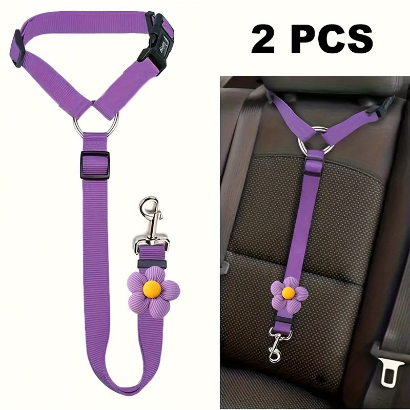 🏆 Last Day Special Price £9.99 ! 🔥Buy more save more🎁2-in-1 Dog Car Seat Belt & Walking Leash