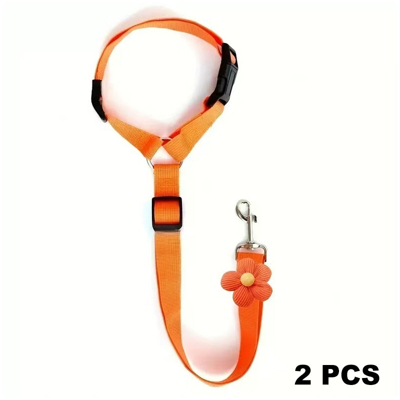 🏆 Last Day Special Price £9.99 ! 🔥Buy more save more🎁2-in-1 Dog Car Seat Belt & Walking Leash