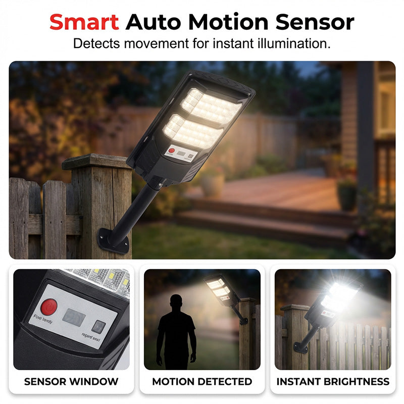 Solar Powered Auto On/Off Street Light