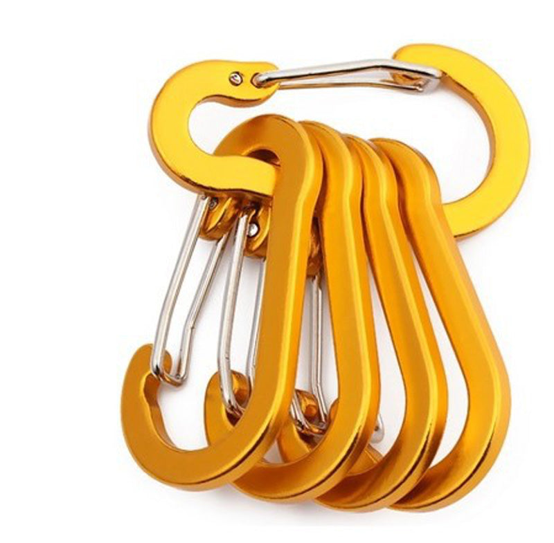 Aluminum Heavy Duty Carabiner Clip（5pcs）
