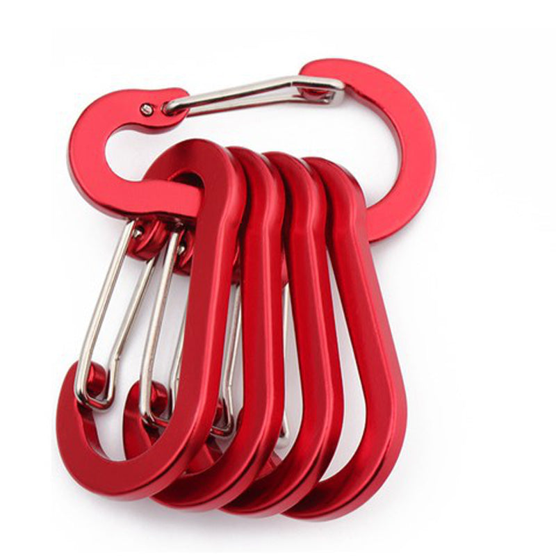 Aluminum Heavy Duty Carabiner Clip（5pcs）