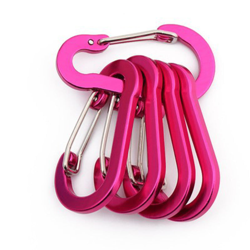 Aluminum Heavy Duty Carabiner Clip（5pcs）