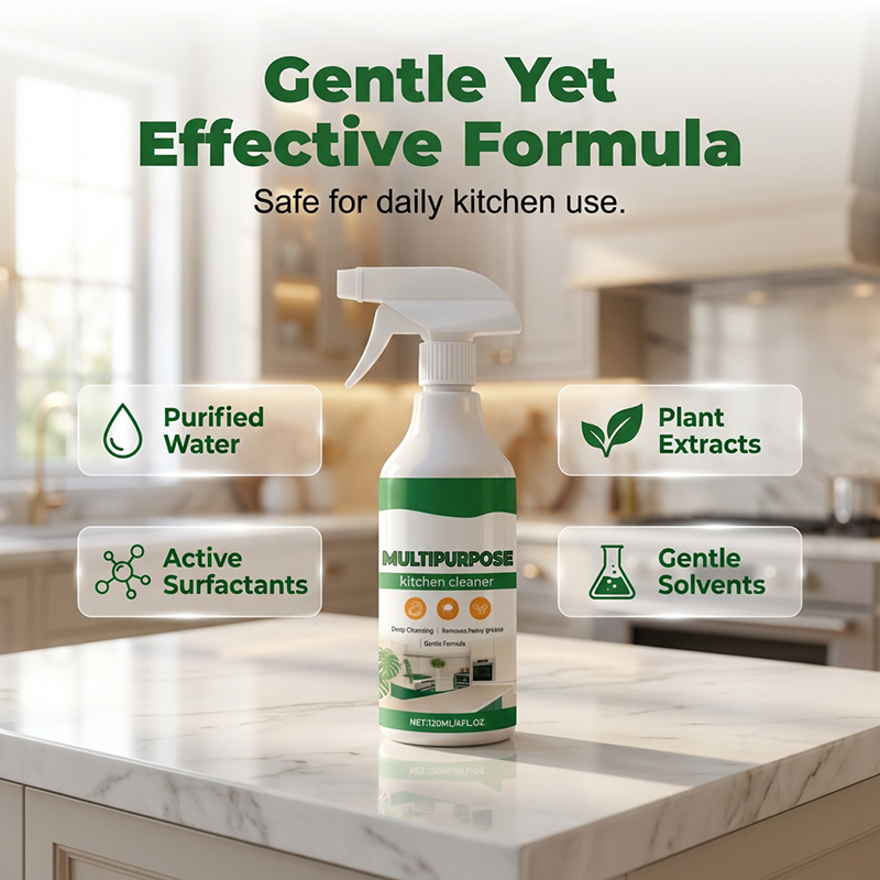 🔥Multipurpose Kitchen Cleaner Spray – All-Purpose Degreaser for Countertops, Stovetop & Sink – Heavy-Duty Daily Cleaning