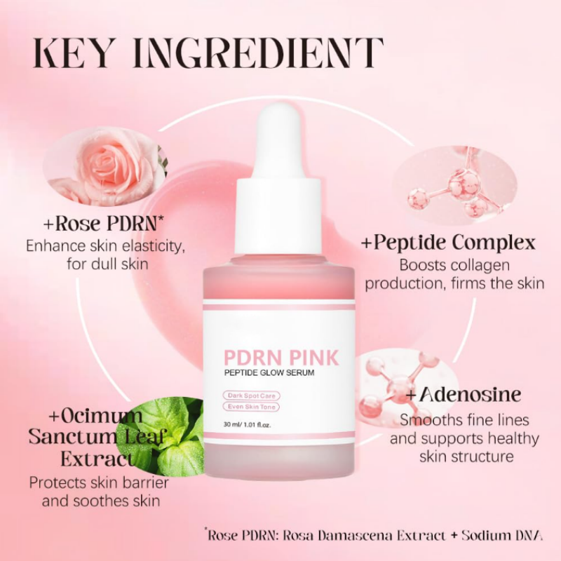 PDRN Pink Peptide Serum for Glowing Skin