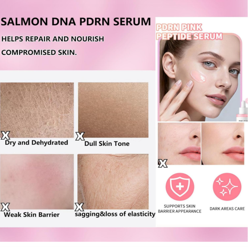 PDRN Pink Peptide Serum for Glowing Skin
