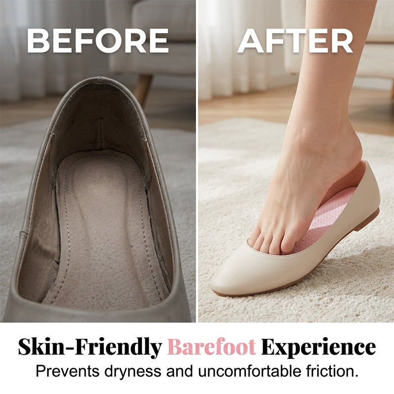 🔥New Hot Selling-50% Off!!🏆Anti-Dryness Latex Cushioned Shoe Inserts