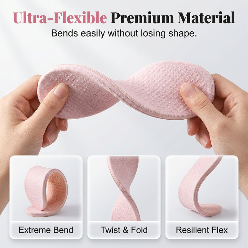🔥New Hot Selling-50% Off!!🏆Anti-Dryness Latex Cushioned Shoe Inserts