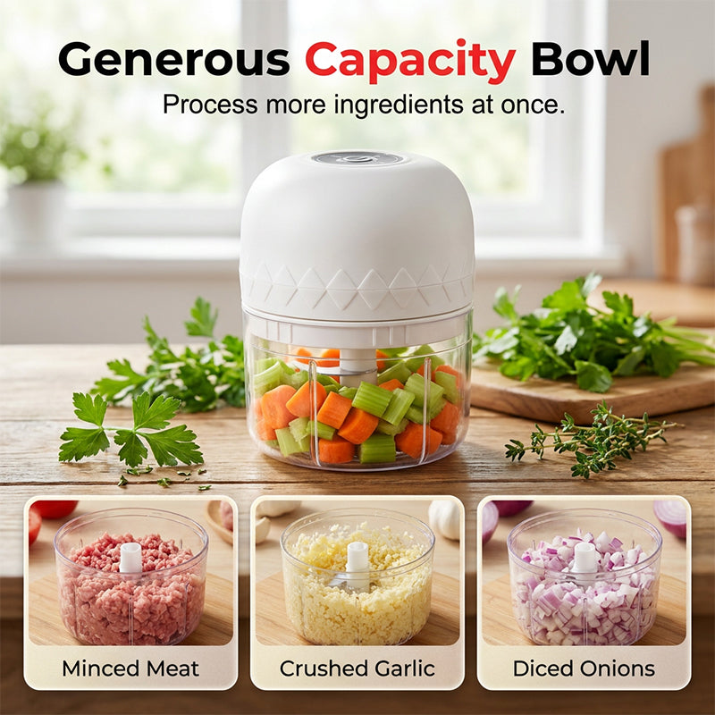 Cordless Electric Mini Food Chopper