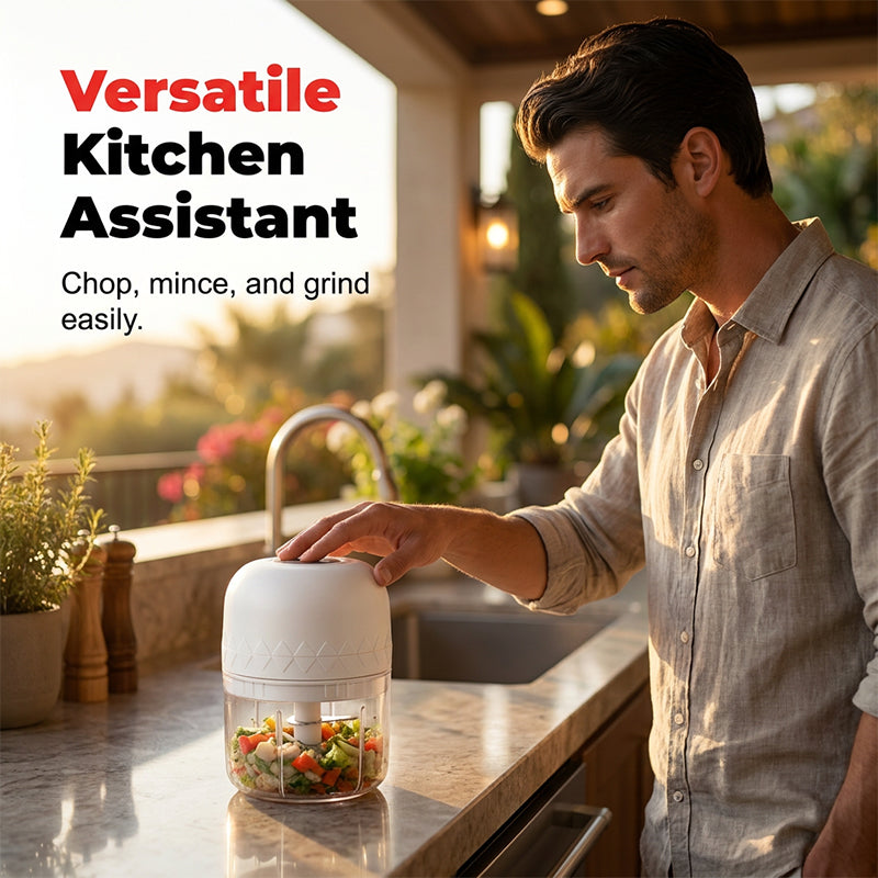 Cordless Electric Mini Food Chopper