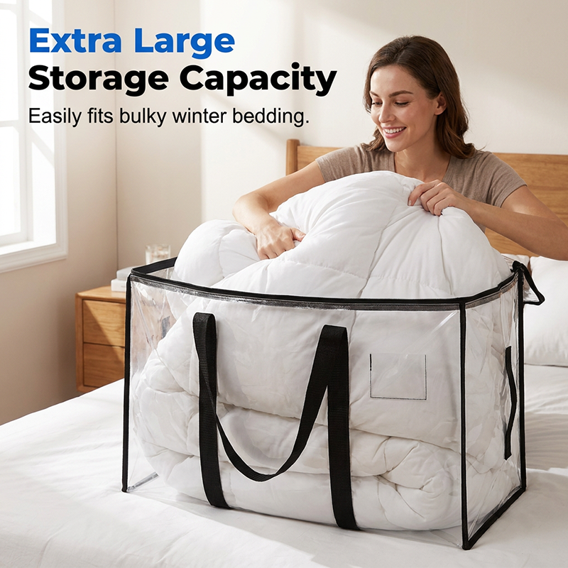 Large Moving Bags with Strong Zippers & Carrying Handles
