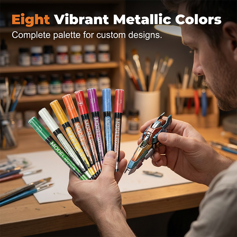 🌟Summer Special: Buy 1 Get 1 Free🌟8-Color Metallic Marker Pen Set
