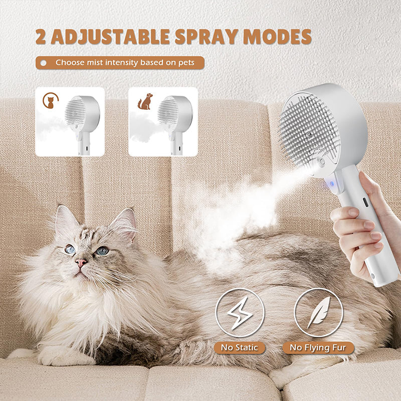 ⏰🎁3-in-1 Pet Spray Grooming Brush