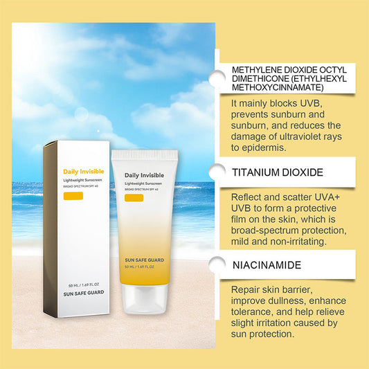 ✨Summer Special: 50% Off✨Daily Invisible Lightweight Sunscreen SPF 40