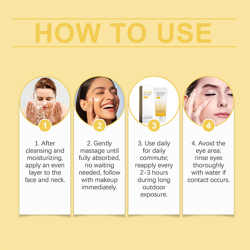 ✨Summer Special: 50% Off✨Daily Invisible Lightweight Sunscreen SPF 40