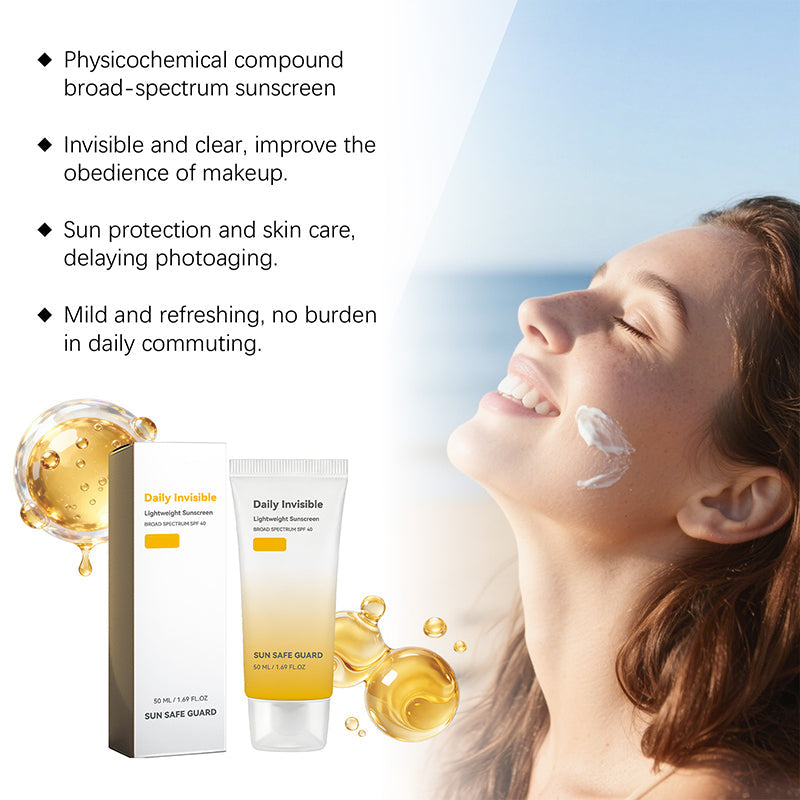 ✨Summer Special: 50% Off✨Daily Invisible Lightweight Sunscreen SPF 40