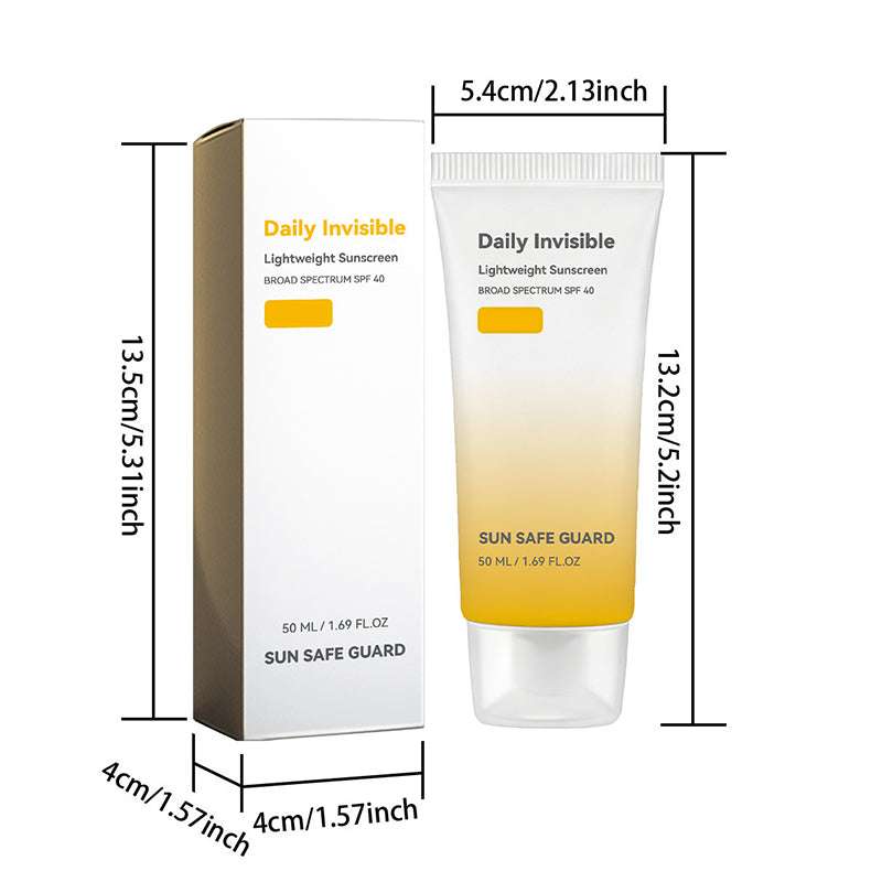 ✨Summer Special: 50% Off✨Daily Invisible Lightweight Sunscreen SPF 40