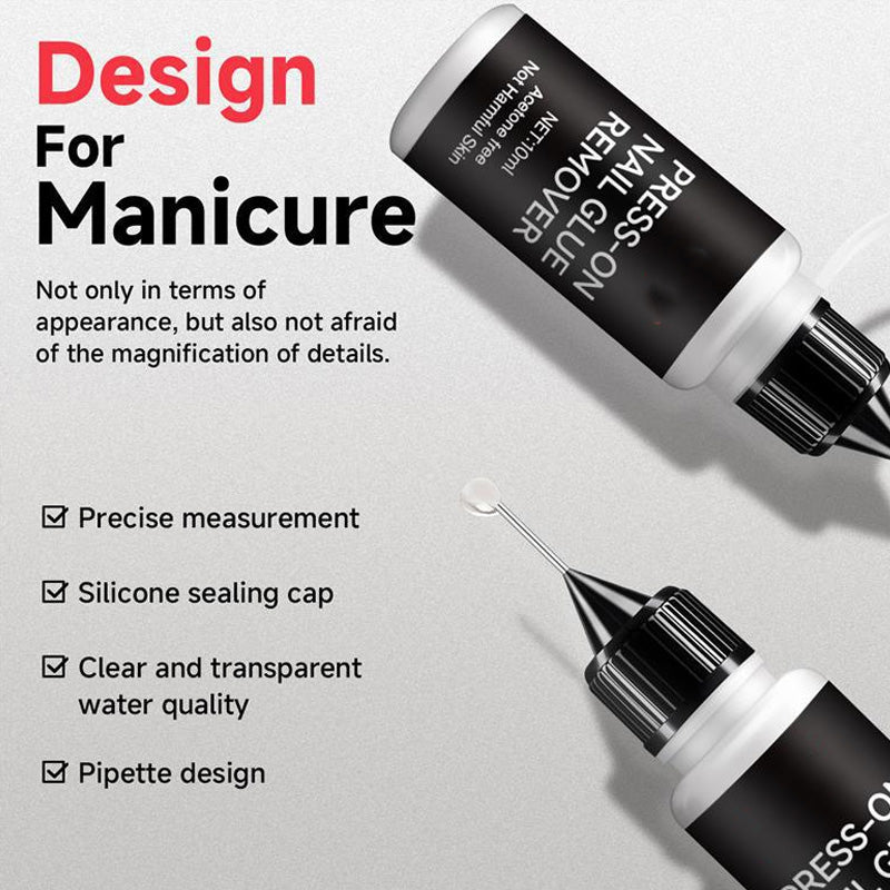 Acetone-Free Press-On Nail Glue Remover