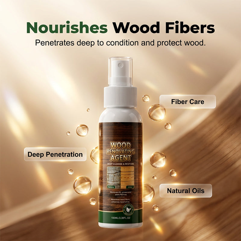 🔥Buy 3 Get 2 Free(Just￡5.99 Each)🔥Wood Renovating Agent for Deep Cleaning